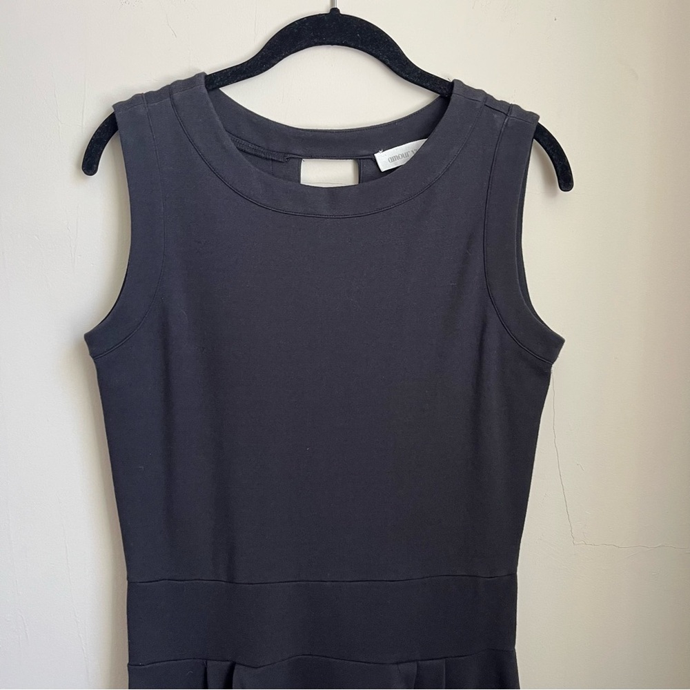 amour vert 100% cotton drop waist tennis dress - Picture 3 of 14